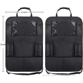 Pu Leather Seat Covers Car seat back anti kick seat storage bag Factory